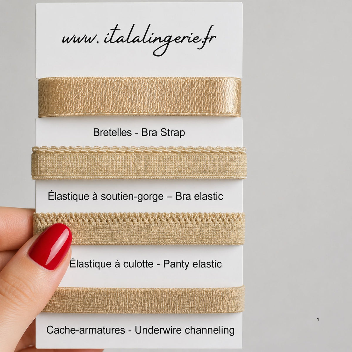 Kit d’élastiques - Beige