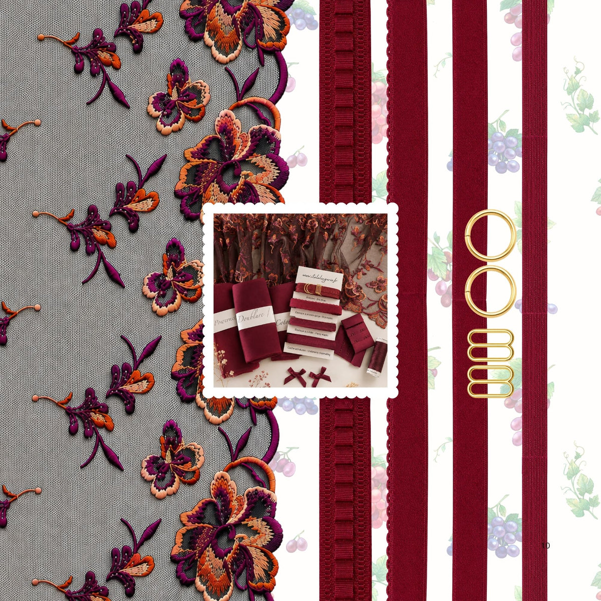 🍇 Kit soutien-gorge Toscana — patron pdf inclus