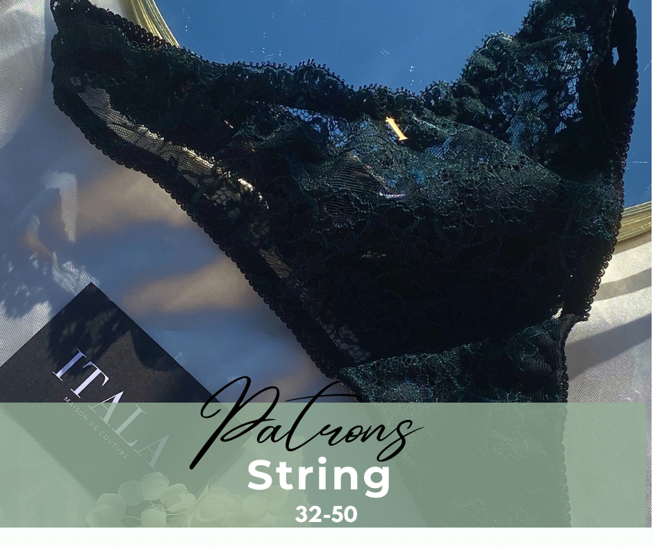 Patron string pack 5 tailles
