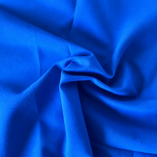 100% coton léger - Bleu roi