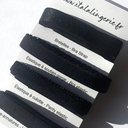 Kit d’élastiques - Noir