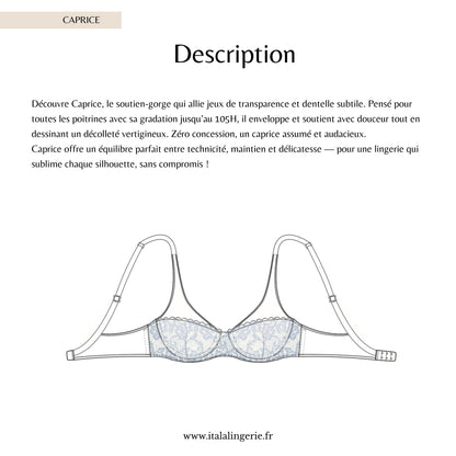 Patron PDF (A4) - Soutien-gorge CAPRICE