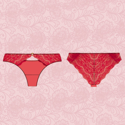 ❤️‍🔥Kit tanga Scandale — patron inclus