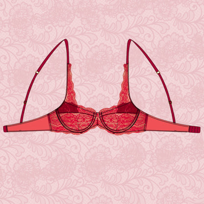 ❤️‍🔥Kit soutien-gorge Scandale — patron inclus