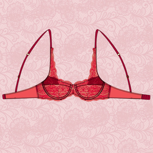 ❤️‍🔥Kit soutien-gorge Scandale — patron inclus