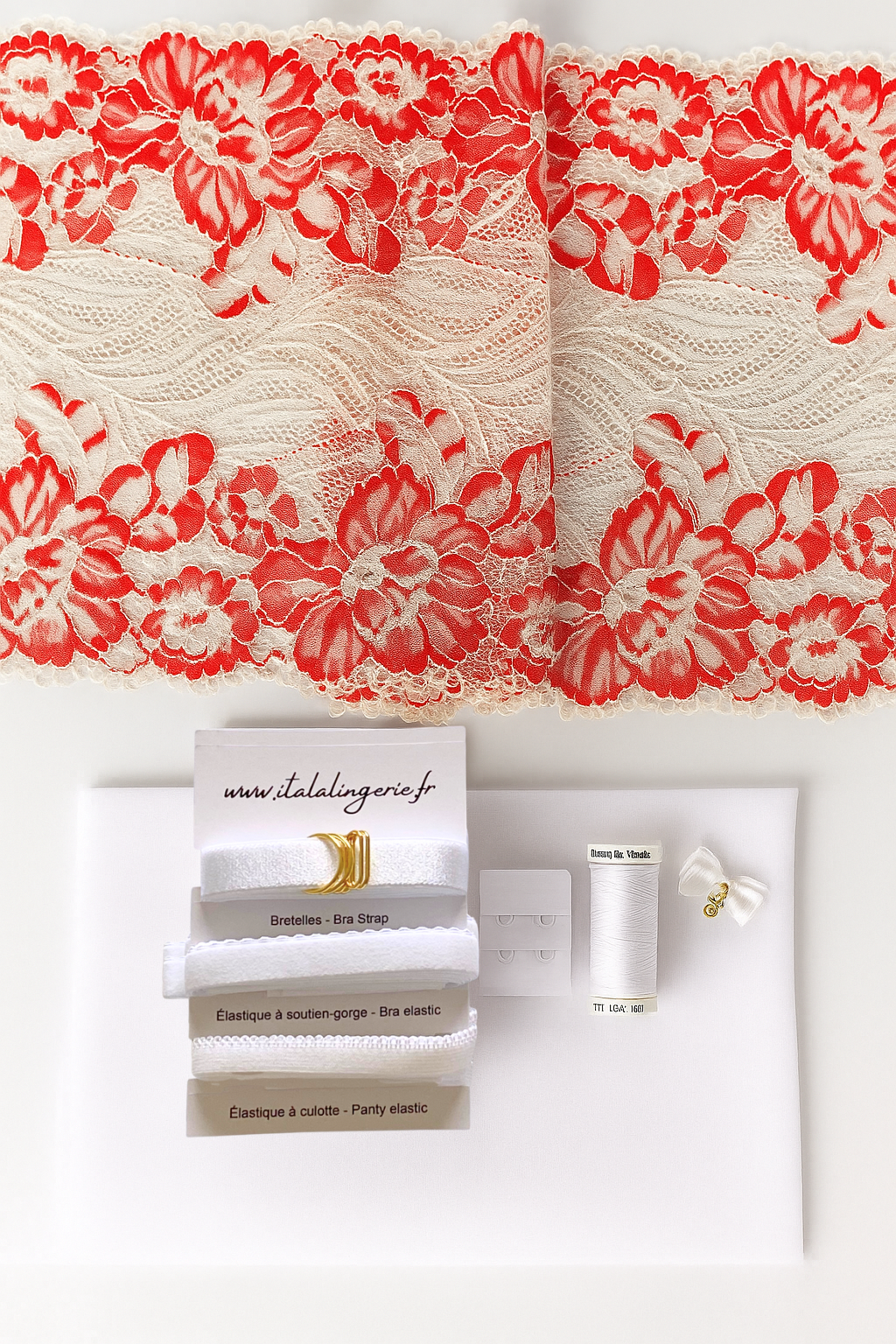 💋 Bella Rossa - Coffret couture de lingerie